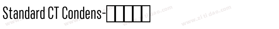 Standard CT Condens字体转换